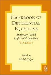 Cover of: Handbook of Differential Equations: Stationary Partial Differential Equations, Volume 4 (Handbook of Differential Equations) (Handbook of Differential ... Stationary Partial Differential Equations)