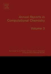 Annual reports in computational chemistry by David C. Spellmeyer, Ralph A. Wheeler