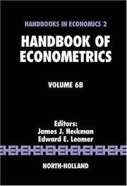 Cover of: Handbook of Econometrics, Volume 6B (Handbook of Econometrics) (Handbook of Econometrics) | 
