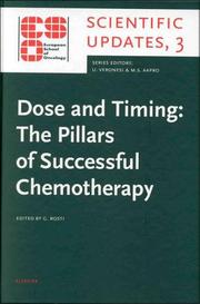 Cover of: Dose and Timing by G. Rosti