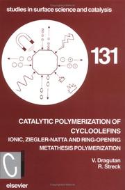 Catalytic polymerization of cycloolefins by Valerian Drăguțan, V. Dragutan, R. Streck