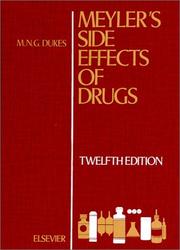 Cover of: Meyler's Side Effects of Drugs by M. N. G. Dukes, Jeffrey K. Aronson