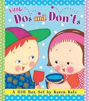 Cover of: Little Dos and Don'ts: A Gift Box Set by Karen Katz