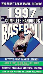 Cover of: The Complete Handbook of Baseball 97 (Complete Handbook of Baseball)