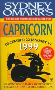 Cover of: Capricorn 1999 (Omarr Astrology)