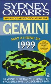 Cover of: Gemini 1999 (Omarr Astrology)