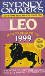 Cover of: Leo 1999 (Omarr Astrology) by Sydney Omarr