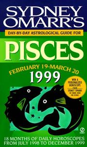 Cover of: Pisces 1999 (Omarr Astrology)