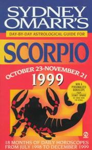Cover of: Scorpio 1999 (Omarr Astrology) by Sydney Omarr