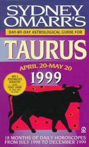 Cover of: Taurus 1999 (Omarr Astrology)