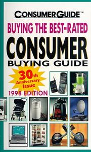 Cover of: Consumer Buying Guide 1998 (Serial)