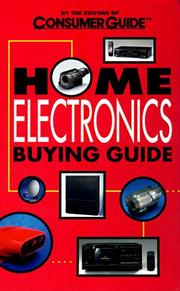 Cover of: Home Electronics Buying Guide