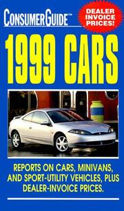 Cover of: Cars 1999 (Consumer Guide: Cars)