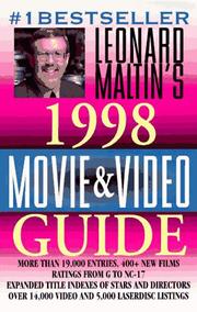Cover of: Leonard Maltin's Movie and Video Guide 1998 (Annual) by Leonard Maltin