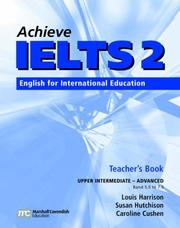 Cover of: Achieve IELTS Teacher's Book by Louis Harrison, Susan Hutchison, Caroline Cushen