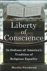 Cover of: Liberty of Conscience: In Defense of America's Tradition of Religious Equality