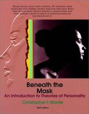 Cover of: Beneath the Mask by Christopher F. Monte