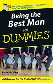 Cover of: Being the Best Man for Dummies