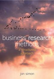 Cover of: Business Research Methods: A Structured Approach