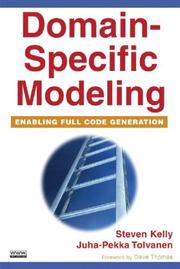 Cover of: Domain-Specific Modeling by Steven Kelly, Juha-Pekka Tolvanen