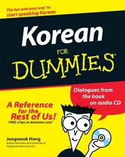 Cover of: Korean For Dummies by Jungwook Hong