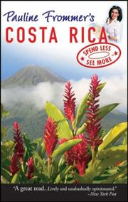 Cover of: Pauline Frommer's Costa Rica (Pauline Frommer Guides)