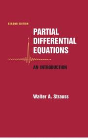 Cover of: Partial Differential Equations by Walter A. Strauss