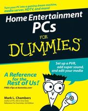 Cover of: Home Entertainment PCs For Dummies