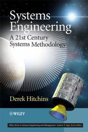 Cover of: Systems Engineering by Derek K. Hitchins