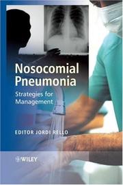 Cover of: Nosocomial Pneumonia by Jordi Rello