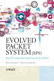 Cover of: Evolved Packet System (EPS): The LTE and SAE Evolution of 3G UMTS
