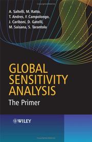 Cover of: Global Sensitivity Analysis: The Primer