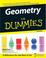 Cover of: Geometry For Dummies