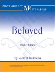 Cover of: "Beloved" (CliffsAP) by Richard P. Wasowski