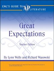 Cover of: "Great Expectations" (CliffsAP) by Richard P. Wasowski, Lynn Wells