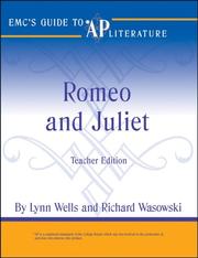Cover of: "Romeo and Juliet" (CliffsAP) by Richard P. Wasowski, Lynn Wells