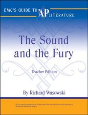 Cover of: "The Sound and the Fury" (CliffsAP) by Richard P. Wasowski