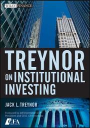Treynor On Institutional Investing by Jack L. Treynor