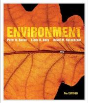 Cover of: Environment by Peter H. Raven, Linda R. Berg, David M. Hassenzahl