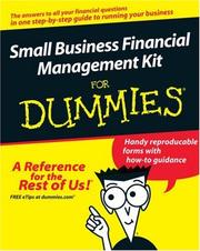 Cover of: Small Business Financial Management Kit For Dummies (For Dummies (Business & Personal Finance)) | Tage C., CPA Tracy