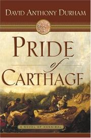 Cover of: Pride of Carthage: a novel of Hannibal