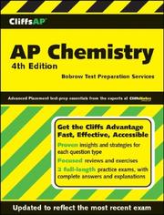 CliffsAP Chemistry (Cliffsap) by Jerry Bobrow
