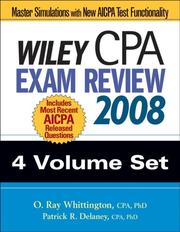 Cover of: Wiley CPA Exam Review 2008 (Wiley Cpa Examination Review (4 Vol Set))