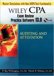 Cover of: Wiley CPA Examination Review Practice Software 13.0 Audit