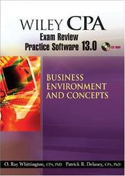 Cover of: Wiley CPA Examination Review Practice Software 13.0 BEC