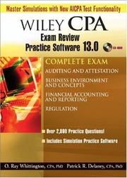 Cover of: Wiley CPA Examination Review Practice Software 13.0, Complete Set