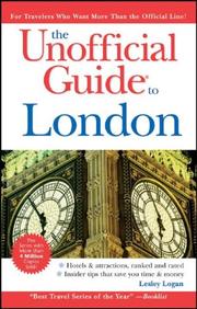 Cover of: The Unofficial Guide to London (Unofficial Guides)