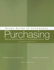 Cover of: Purchasing, Study Guide by Andrew H. Feinstein, John M. Stefanelli