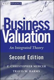 Cover of: Business Valuation by Z. Christopher Mercer, Travis W. Harms