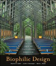 Cover of: Biophilic Design by Stephen R. Kellert, Judith Heerwagen, Martin Mador